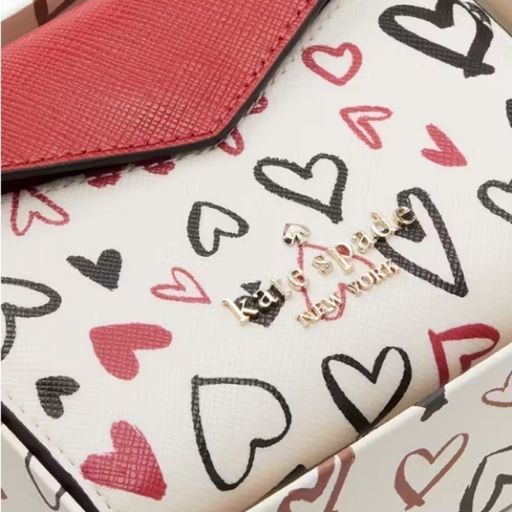 🆕kate spade Staci Scribble Heart Boxed Wallet Card Set $239::NWT:: - Picture 3 of 12